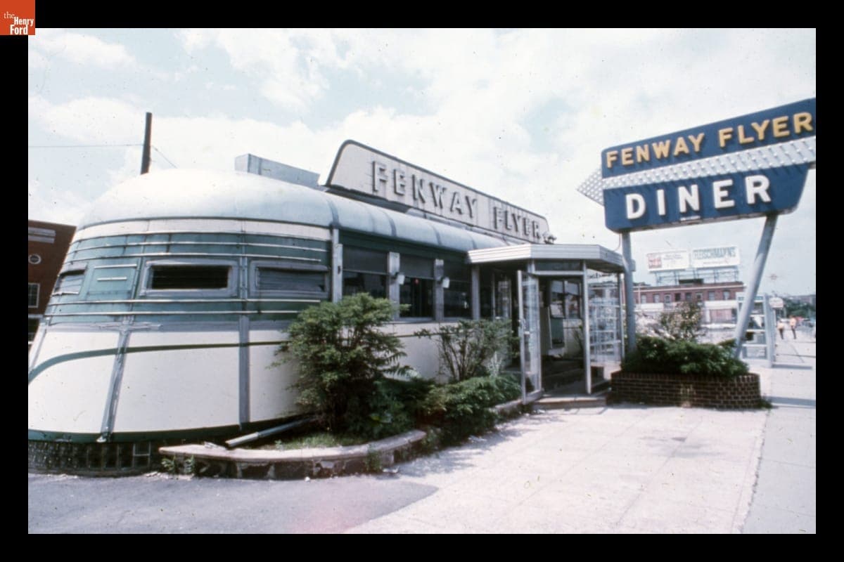 Fenway Flyer Diner, Boston, Massachusetts, August 1971
