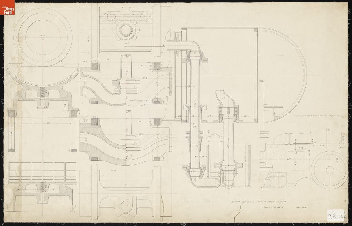 "Details of 3' and 3'6" Gauges Fairlie Engines," September 1872