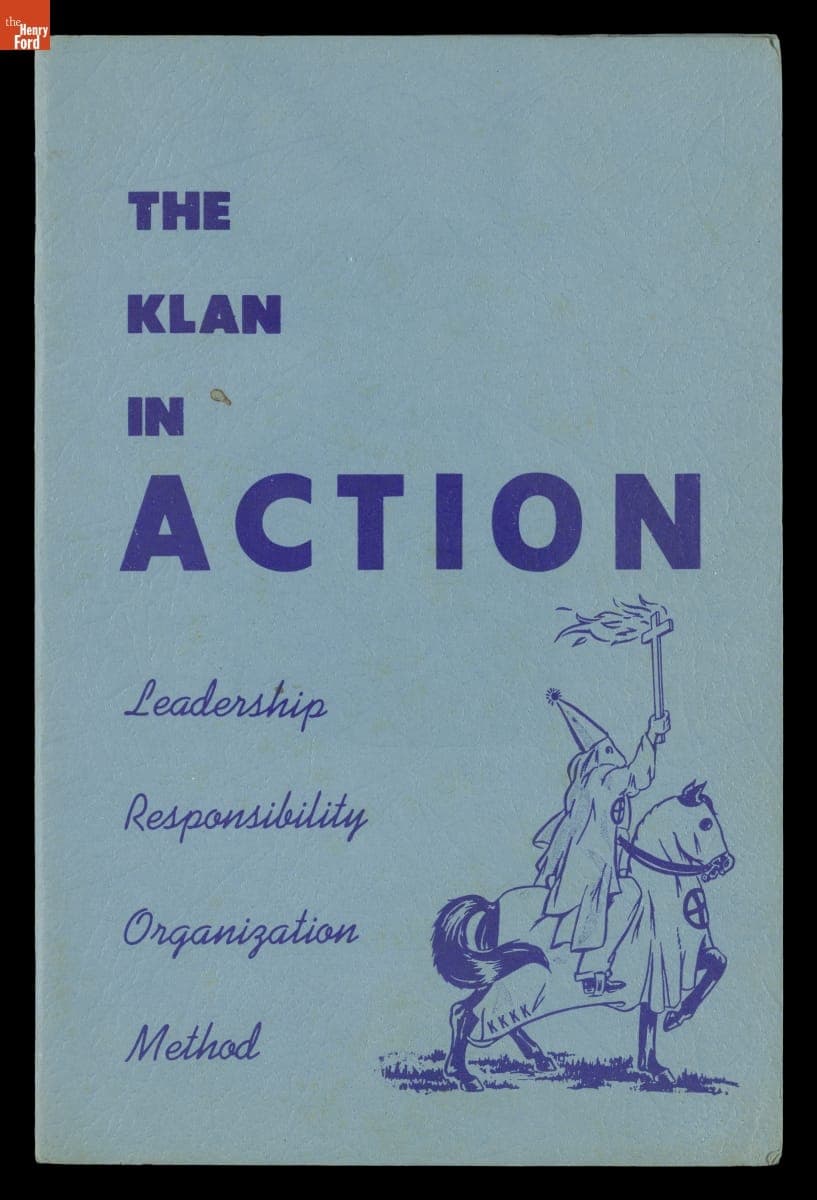 "The Klan in Action: Leadership, Responsibility, Organization, Method," 1960-1961