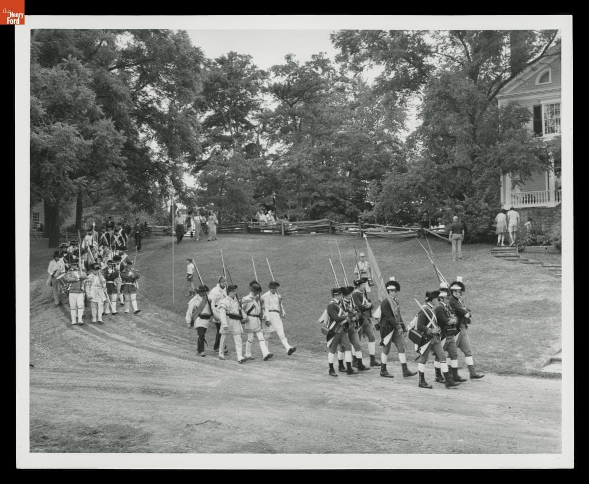 Colonial Military Muster in Greenfield Village, August 1974