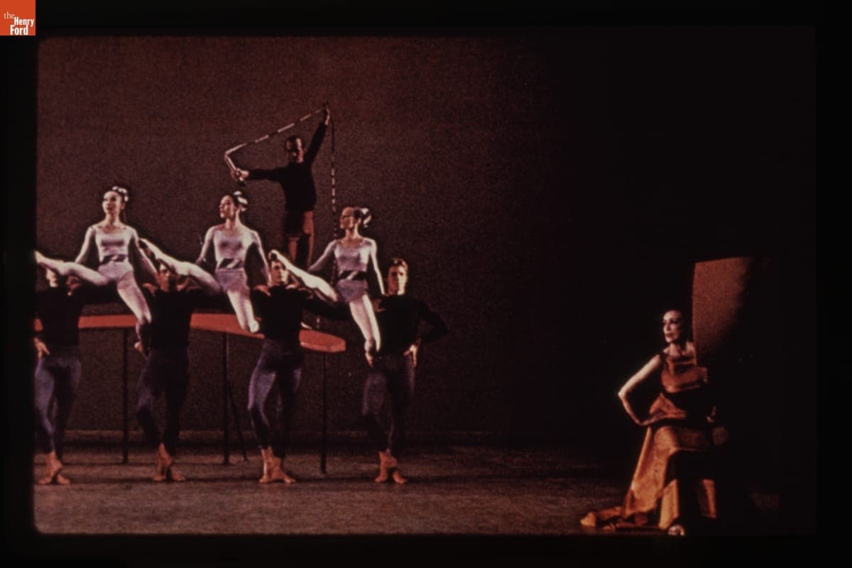 Martha Graham Dance Company in "Acrobats of God," with Sets by Isamu Noguchi, 1960