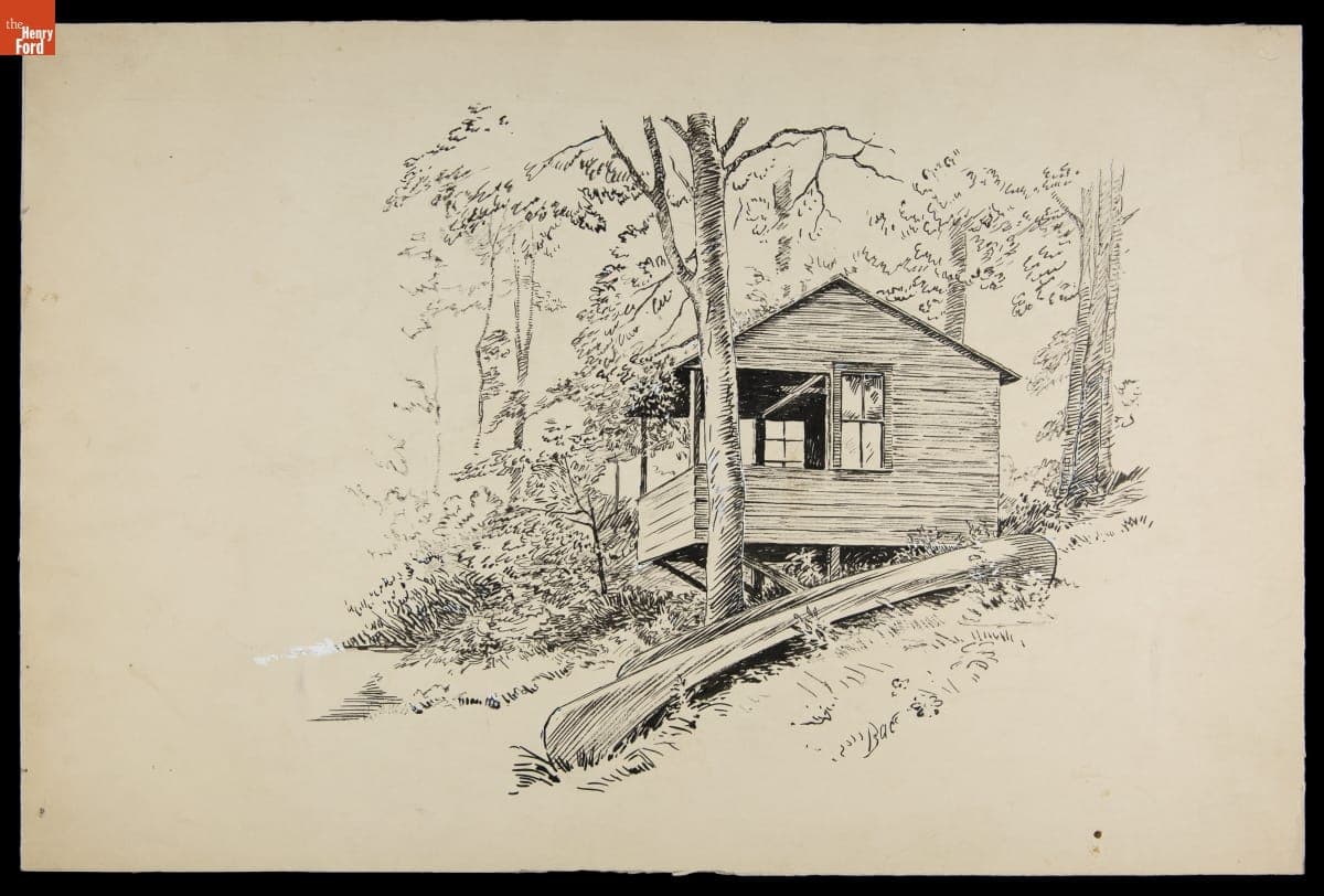 Charles Steinmetz Cabin in Greenfield Village, circa 1933