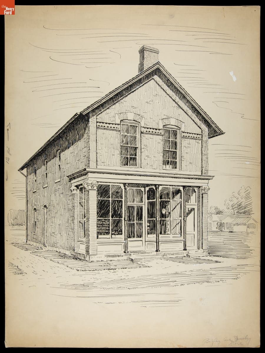 Cohen Millinery in Greenfield Village, circa 1937