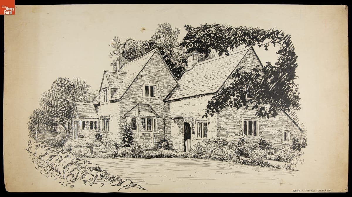 Cotswold Cottage in Greenfield Village, circa 1933