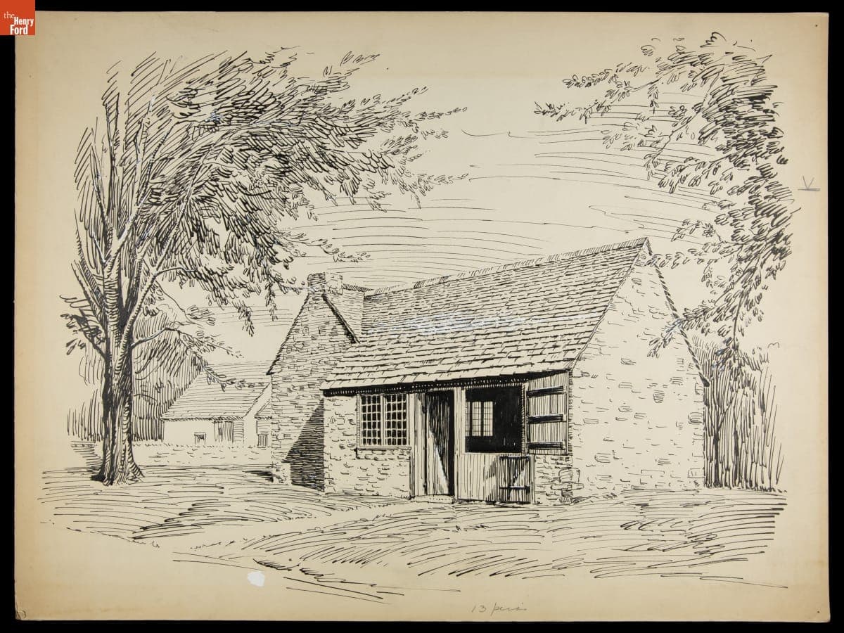 Cotswold Forge in Greenfield Village, circa 1945
