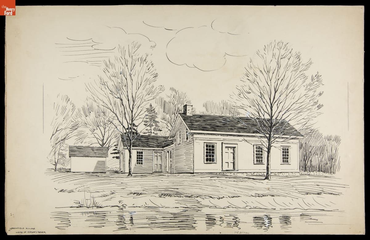 Edison Homestead in Greenfield Village, circa 1934