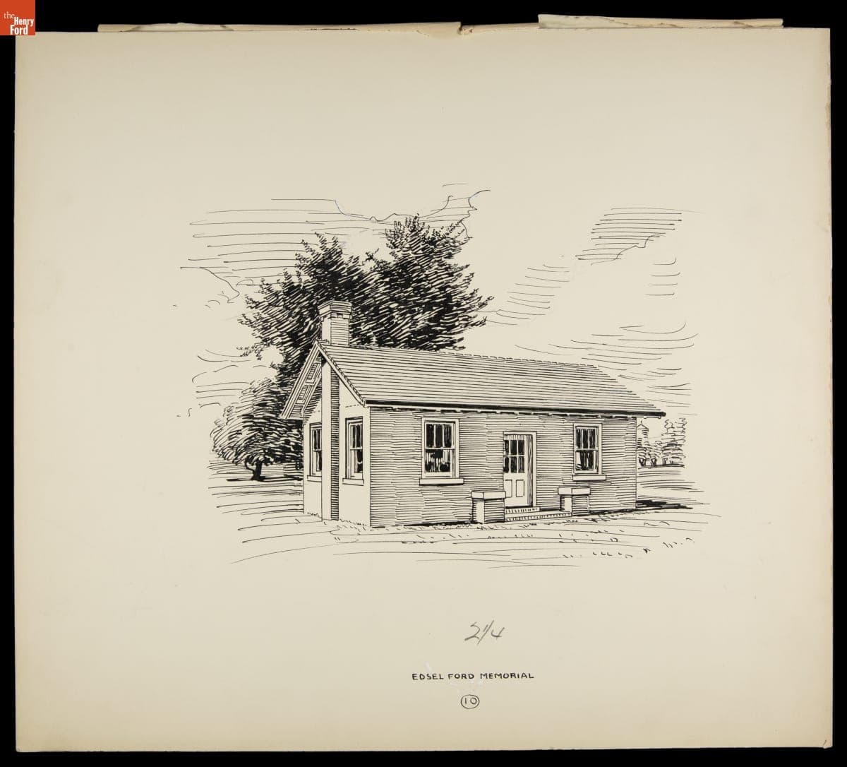 Edsel Ford Memorial in Greenfield Village, circa 1945