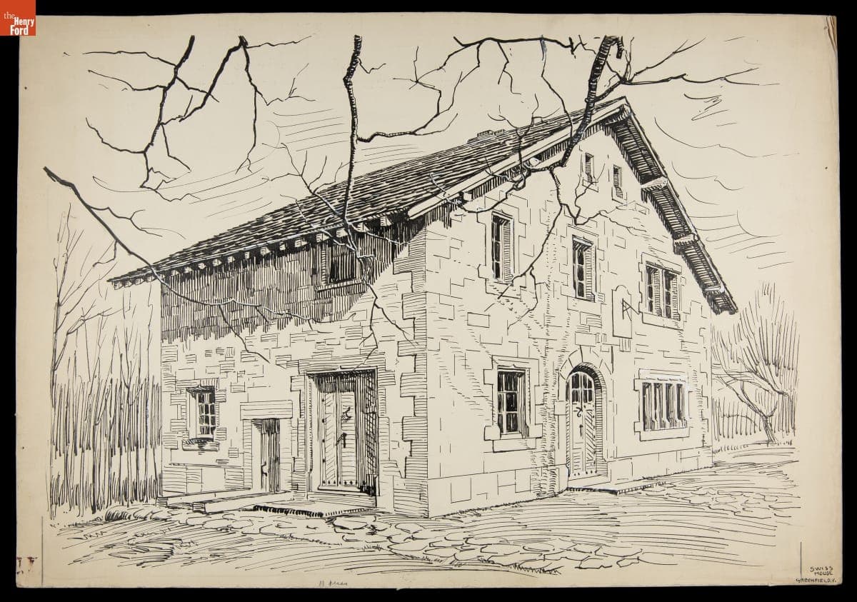 Swiss Chalet in Greenfield Village, circa 1934