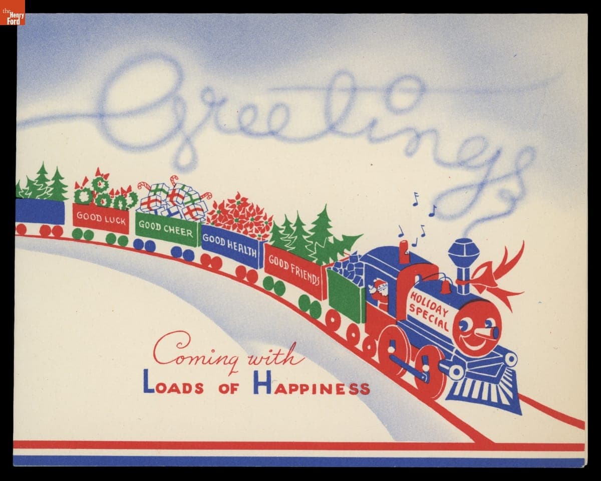 "Greetings Coming with Loads of Happiness," 1944