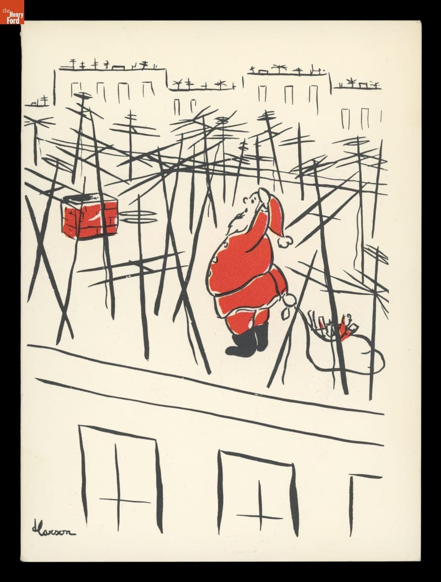 "With All Good Wishes for Christmas and the New Year," 1954