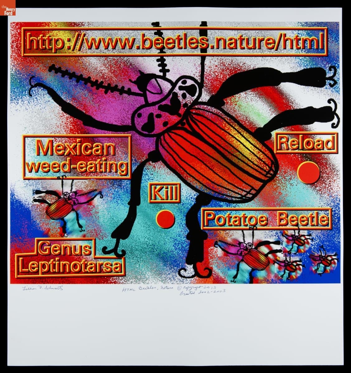 "HTML Beetles.Nature," 2002-2003