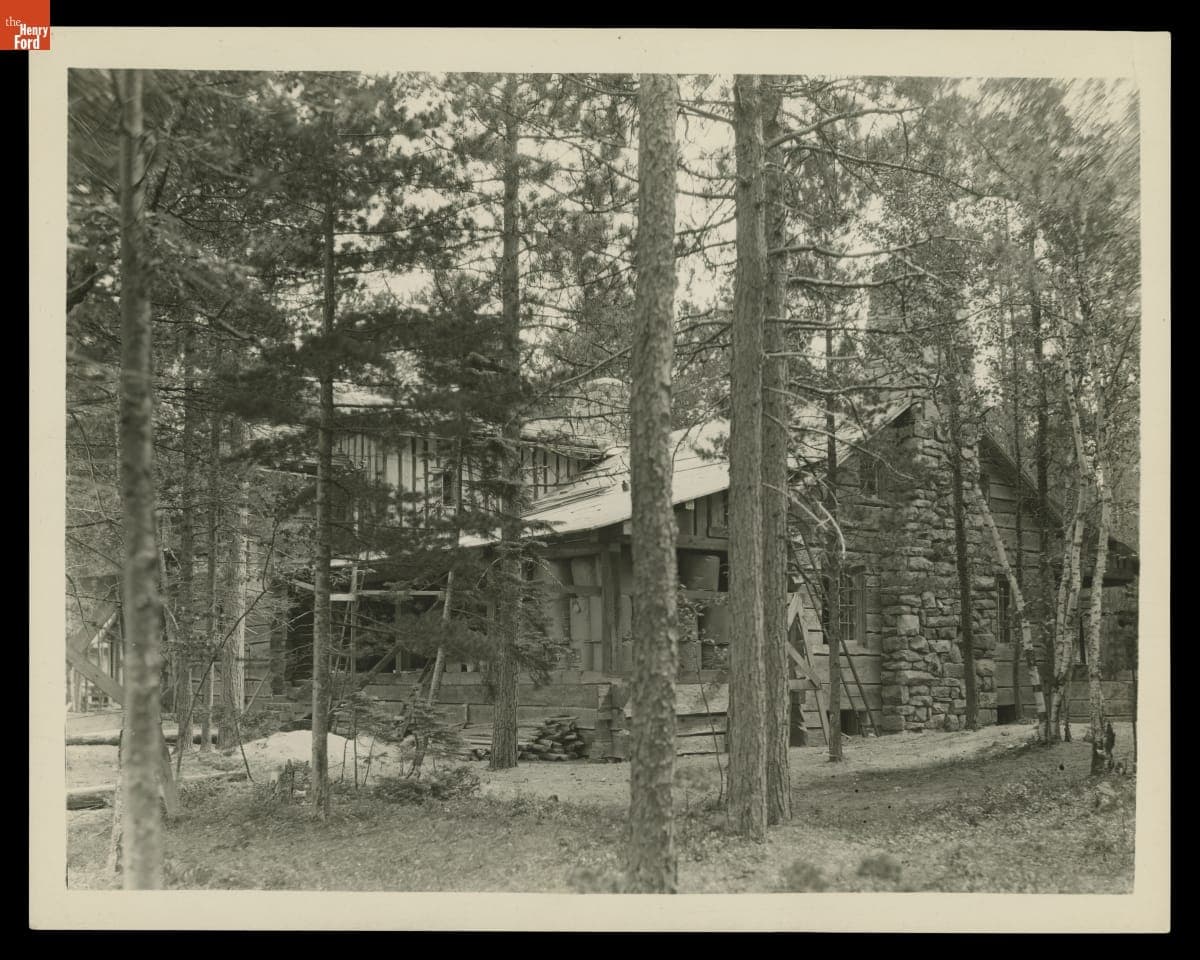 Henry and Clara Ford's Summer Home at Huron Mountain Club, Big Bay, Michigan, circa 1930