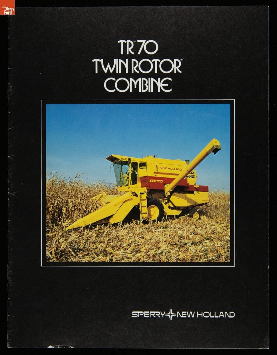 Sperry Rand Corporation - Sperry New Holland Division Catalog, "TR70 Twin Rotor Combine," 1977