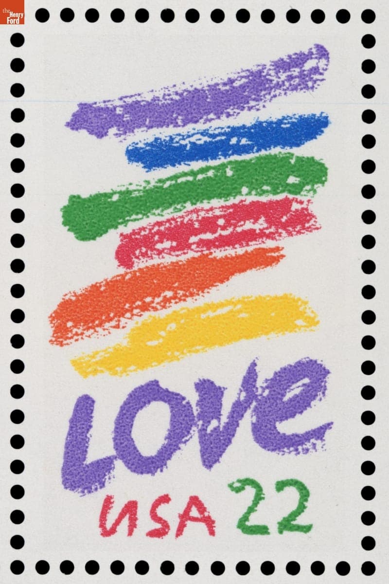 "LOVE" United States Postage Stamps, April 17, 1985
