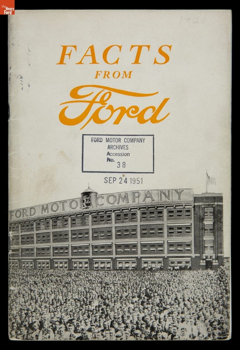 Corporate Publication, "Facts from Ford," September 1920