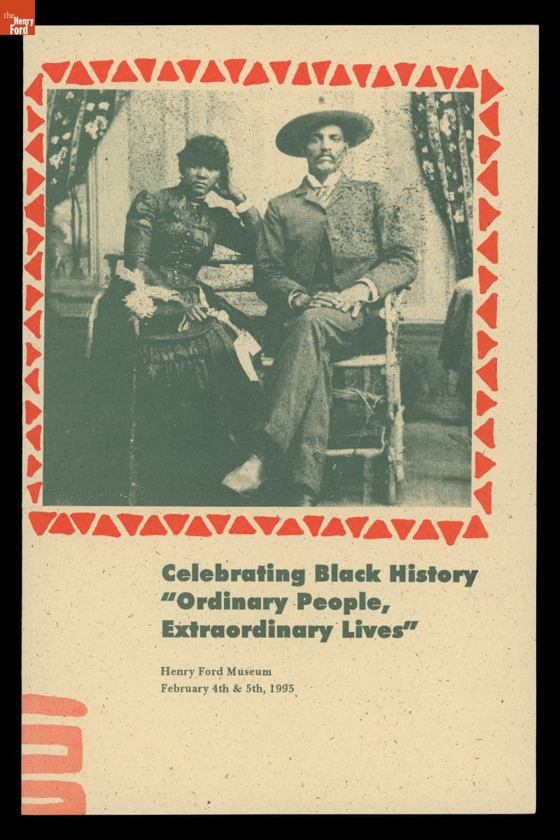 Brochure, "Celebrating Black History," Henry Ford Museum, February 1995