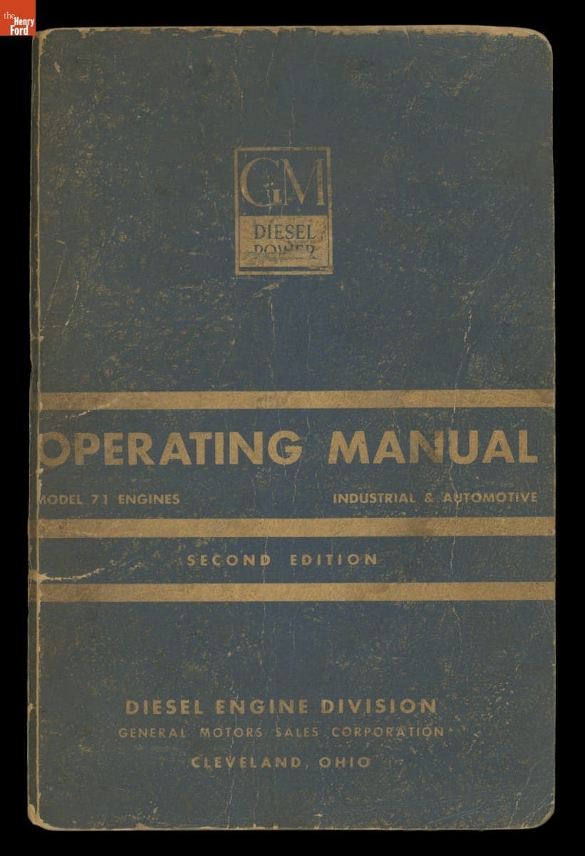 "Two-Cycle Diesel Engines, Model 71, Description and Operating Manual," 1939