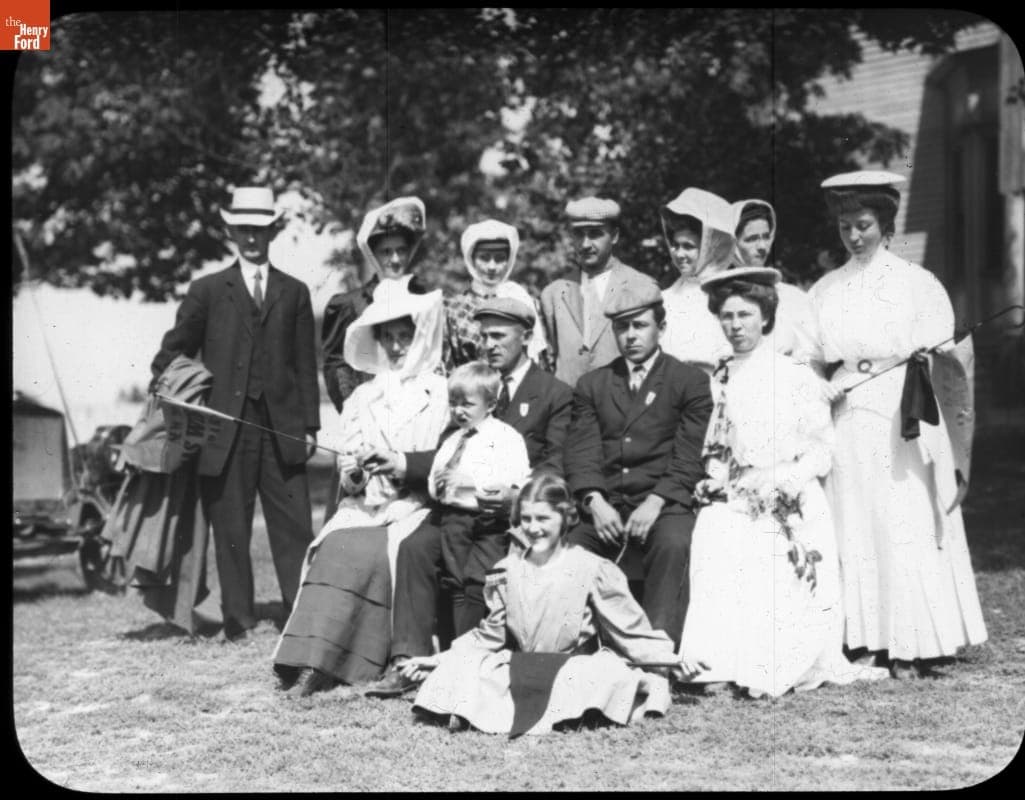 Families of George Schuster and George Miller, 1908