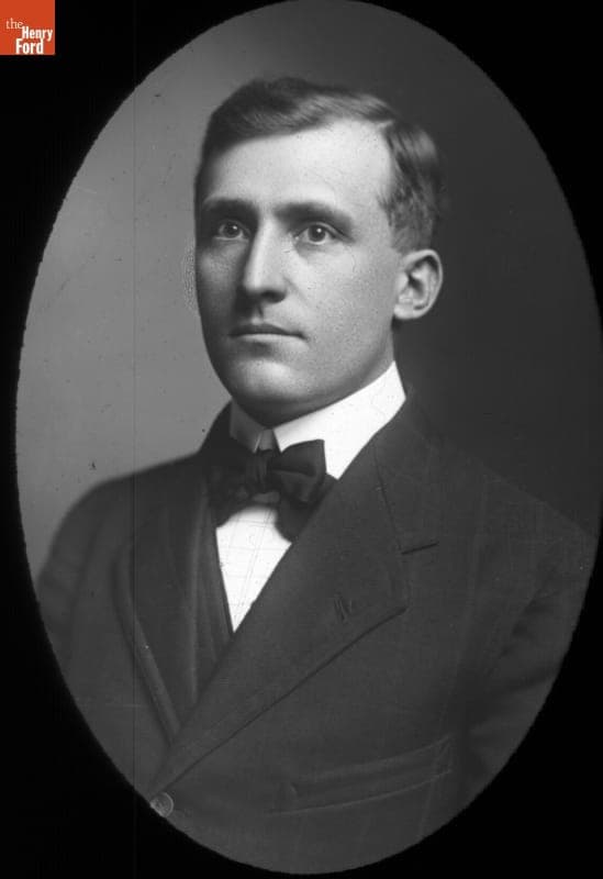 Portrait of Frederick P. Nehrbas, Superintendent of E.R. Thomas Motor Company, circa 1909