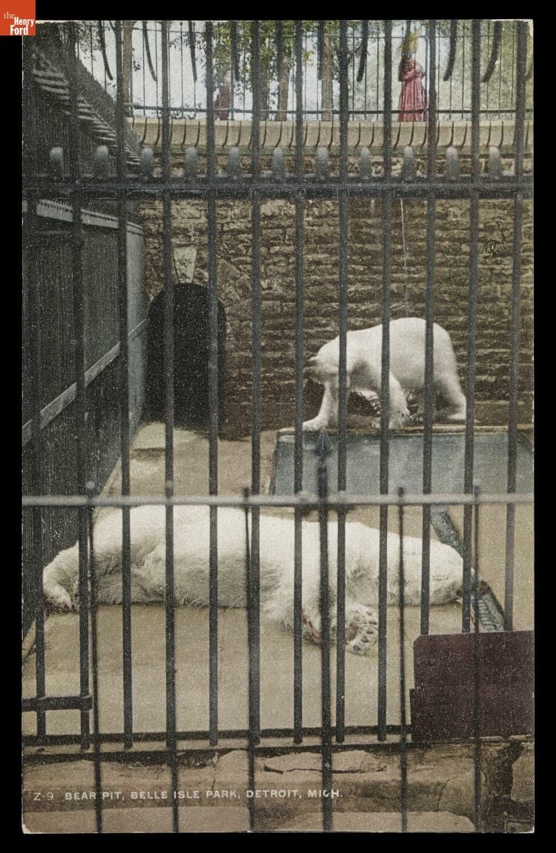 Bear Pit, Belle Isle Park, Detroit, Michigan