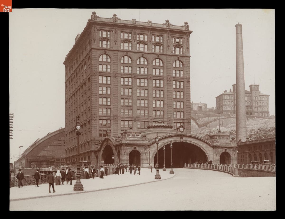 "The Union Station, Pittsburgh, Pa."