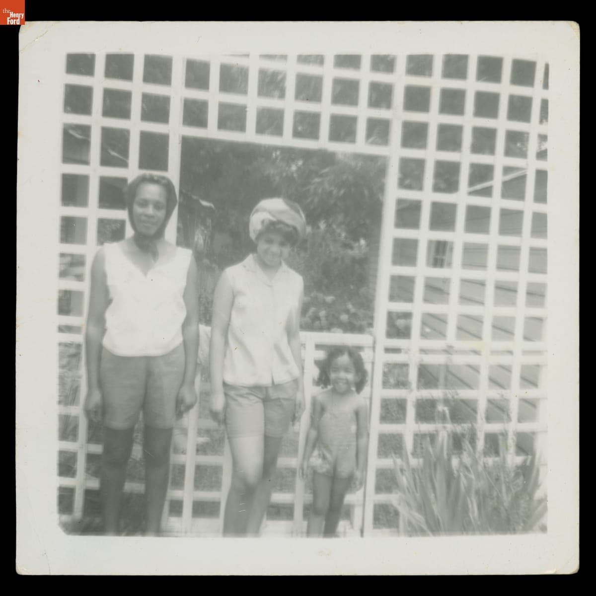 Jawana Jackson with half-sister Sharon and an Unidentified Woman, mid-1960s