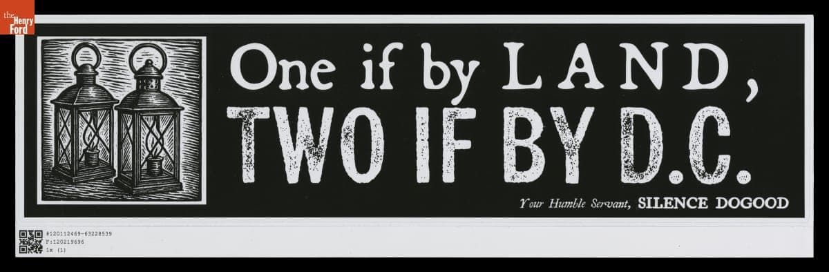 "One if by Land, Two if by D.C.," 2025