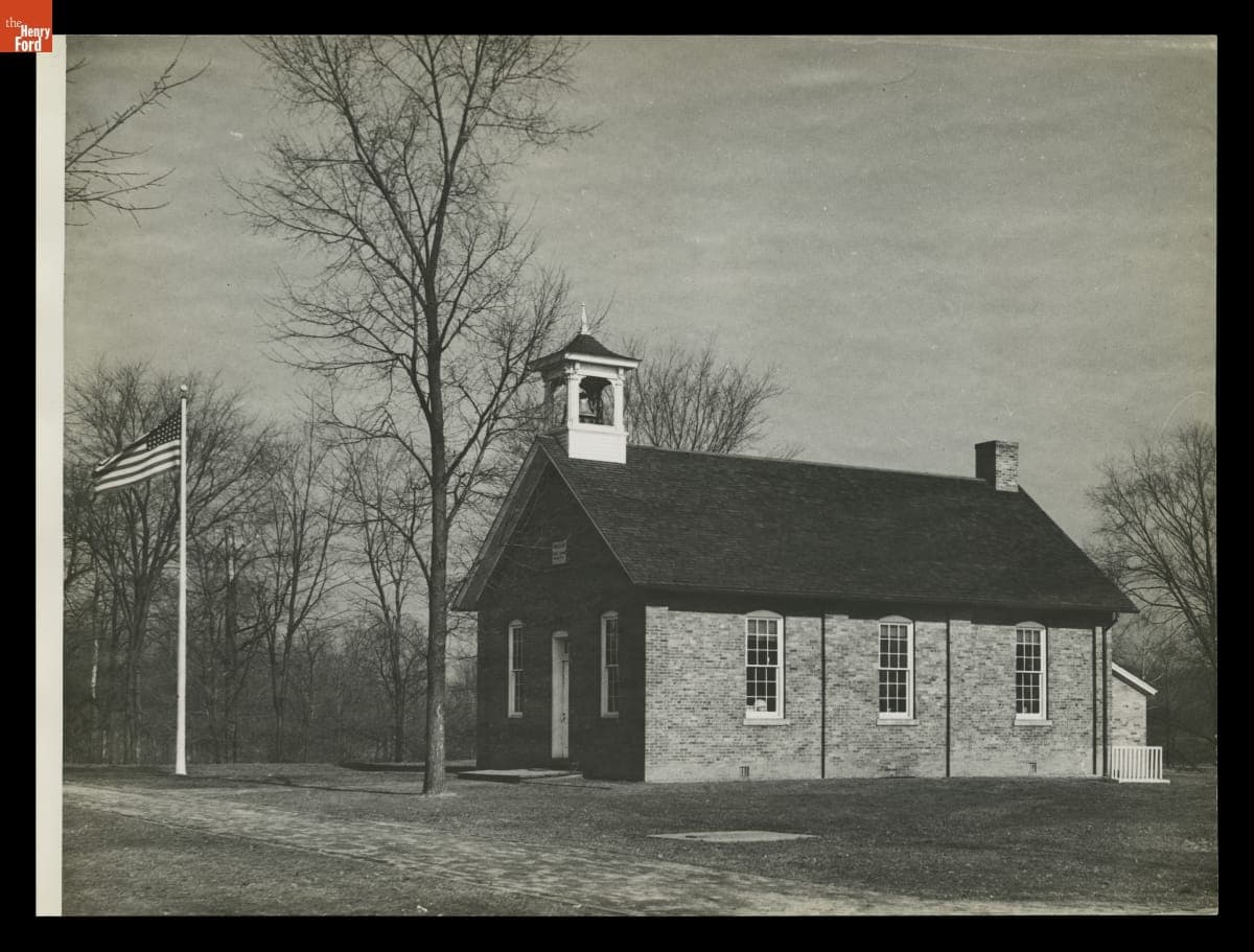 Scotch Settlement School in Greenfield Village, circa 1945