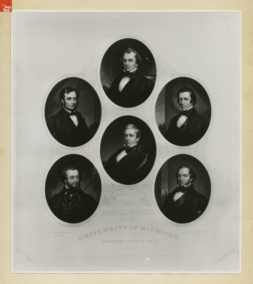 Medical Faculty of the University of Michigan, 1851
