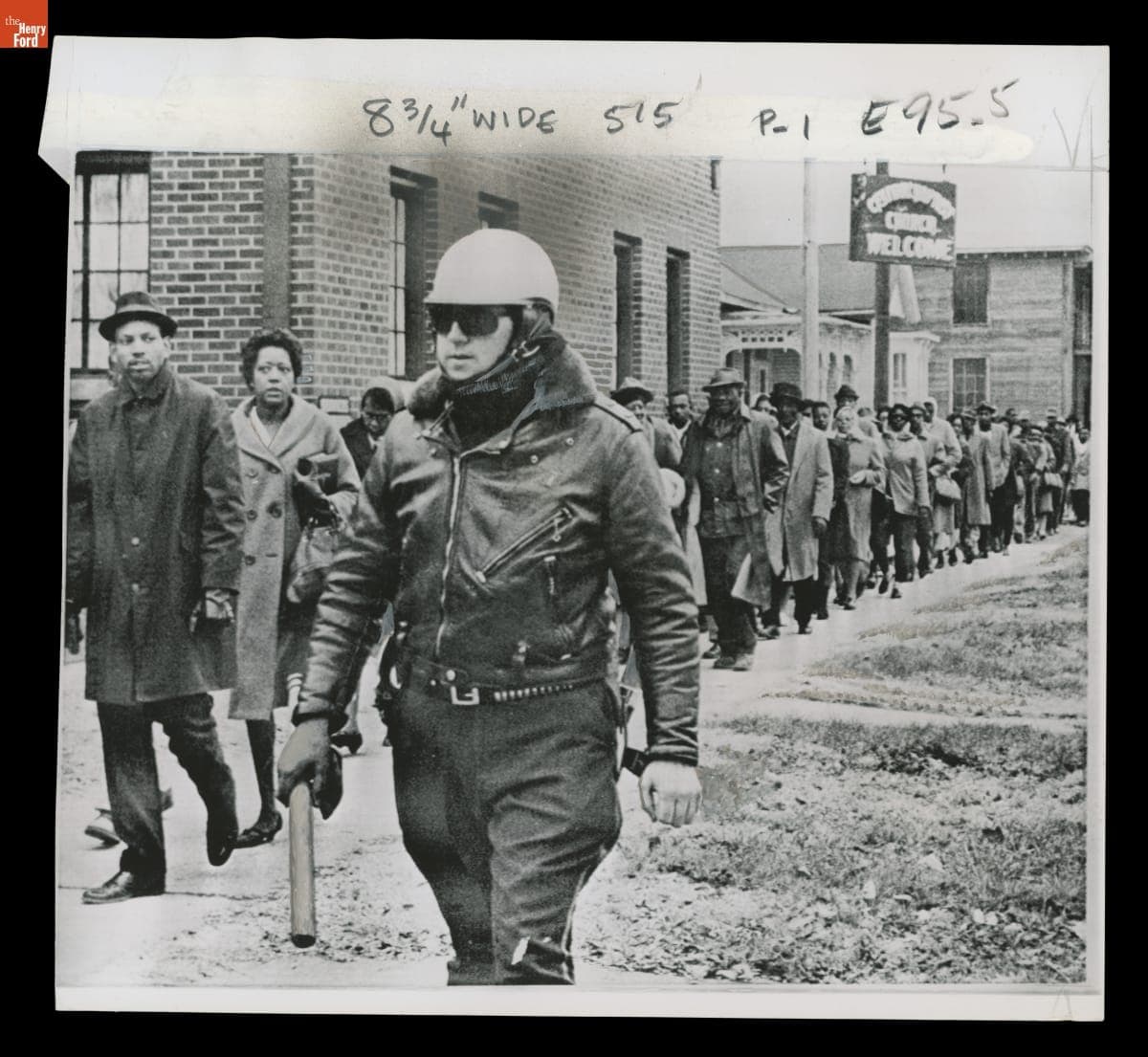 "Under Arrest in Alabama Racial Incident," Demonsrators in Selma, Alabama, February 3, 1965