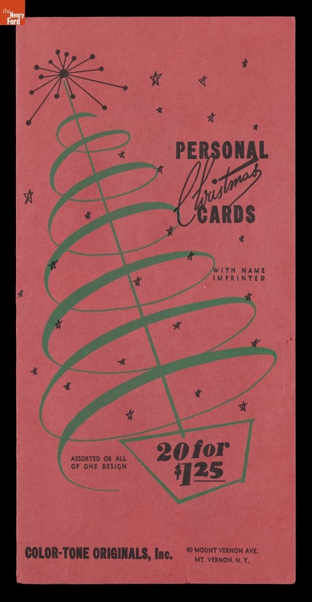 "Personal Christmas Cards with Name Imprinted"