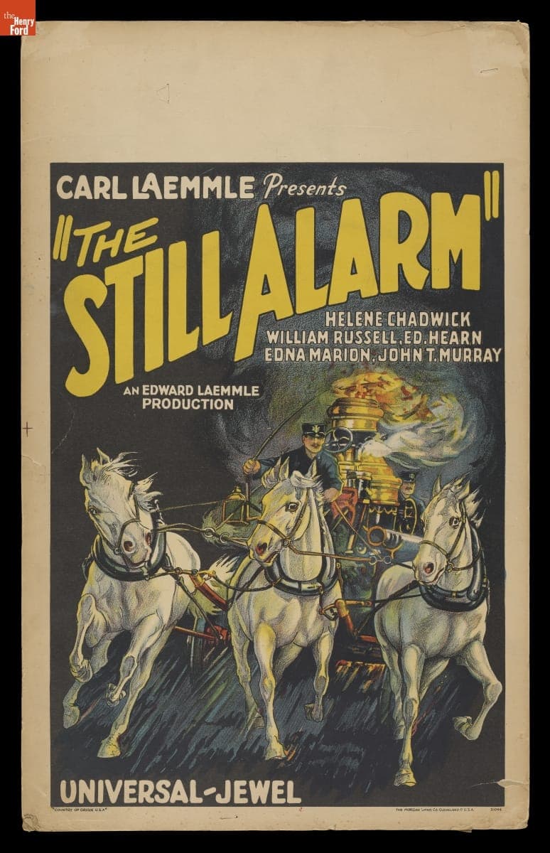 Movie Poster, "The Still Alarm," 1926