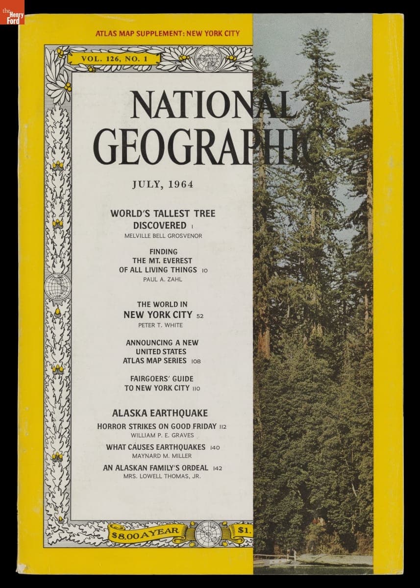 "National Geographic," Vol. 126, No. 1, July 1964