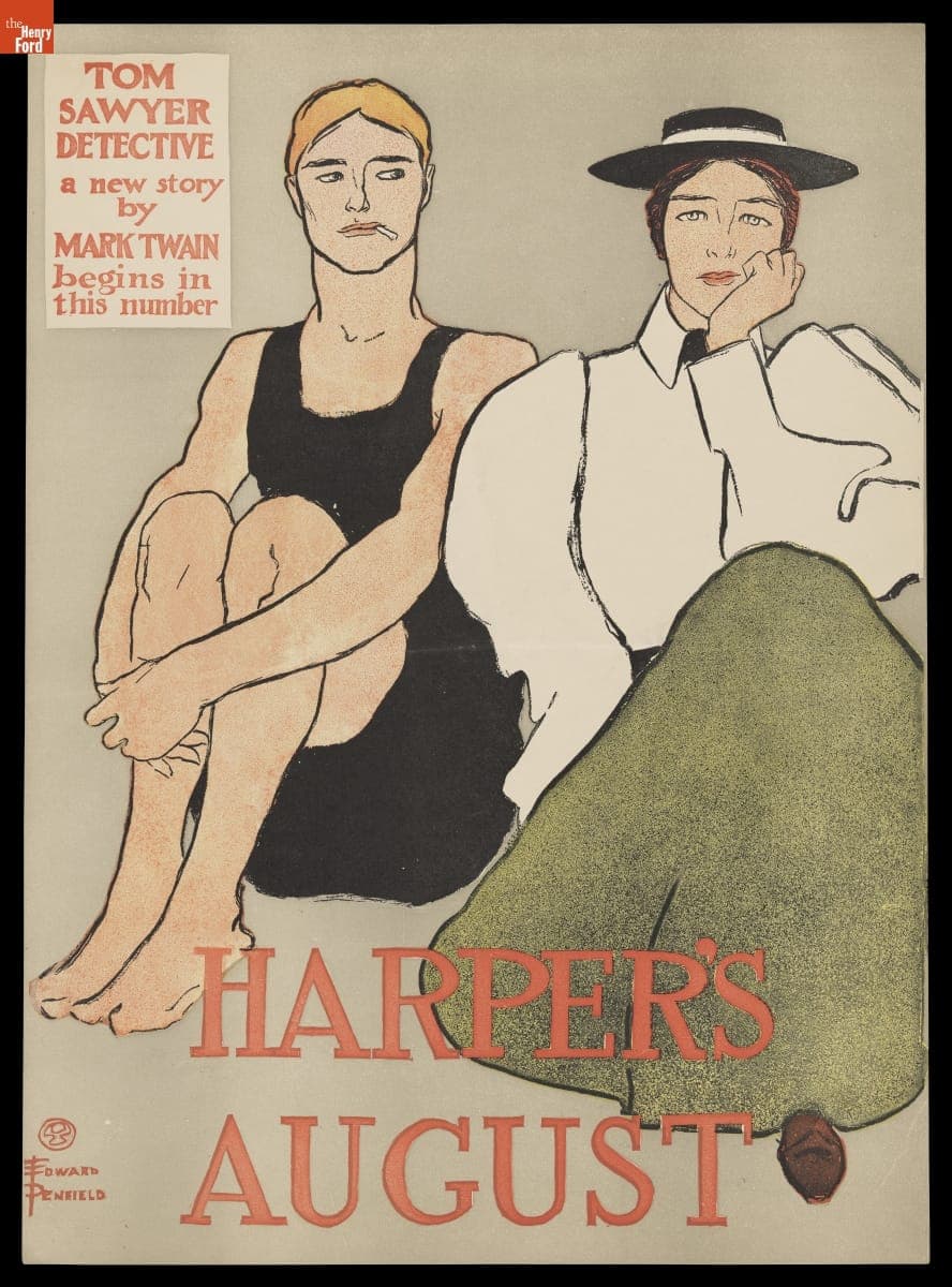 Print, "Harper's August," 1896