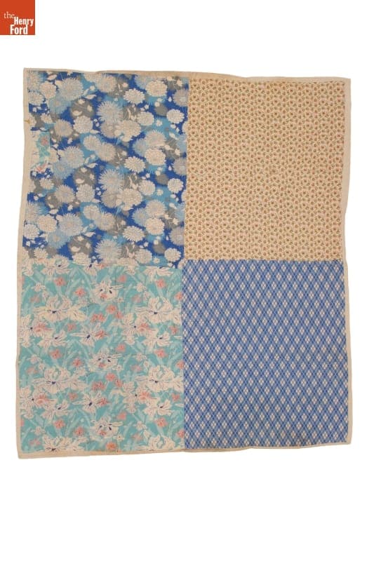 Four Patch Quilt by Susana Allen Hunter, circa 1950