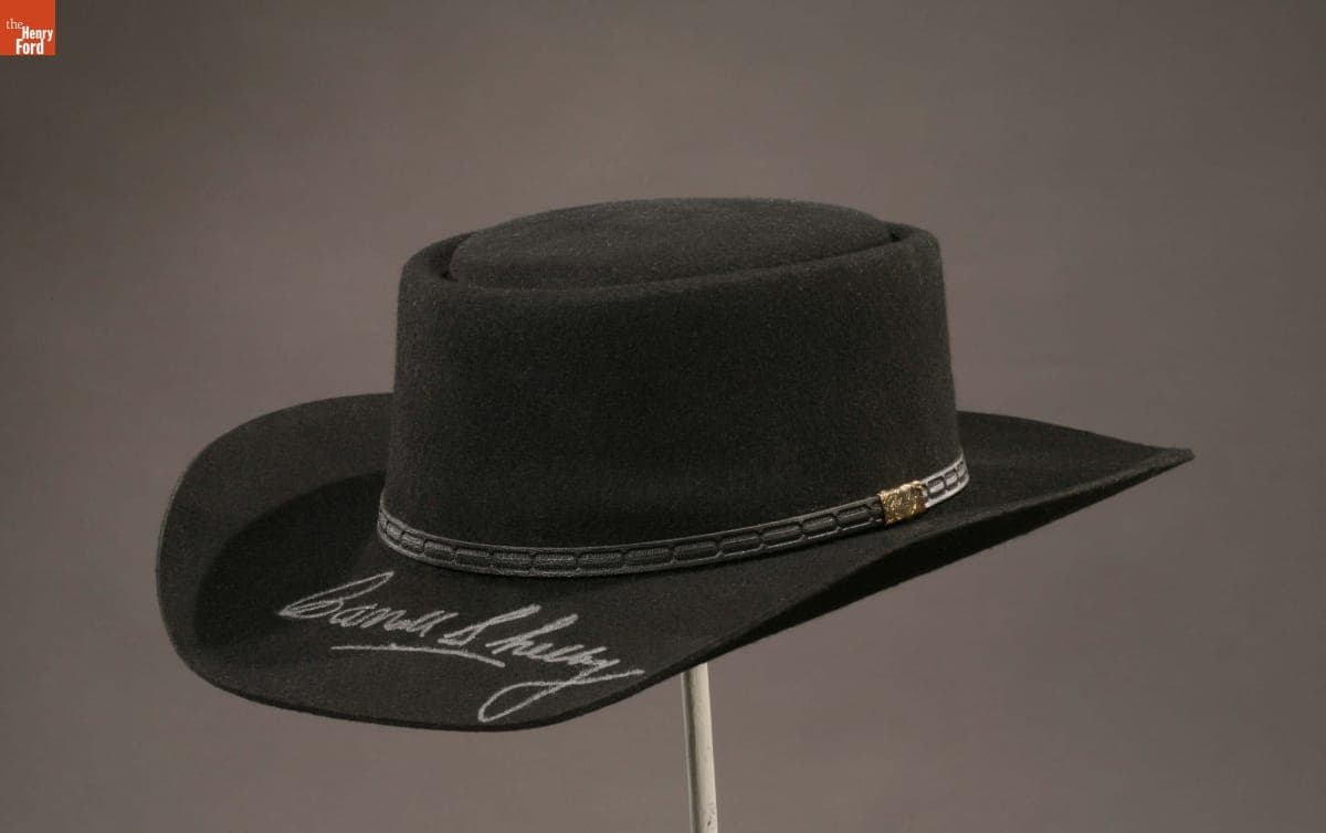 Stetson Cowboy Hat Signed by Carroll Shelby, 2009