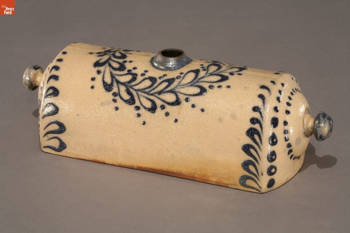 Stoneware Foot Warmer, 1840-1860
