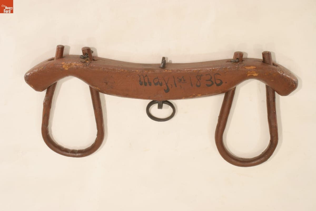Ox Yoke with Two Bows, 1836