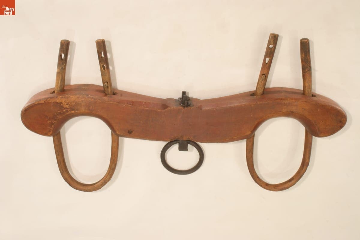 Ox Yoke with Two Bows, 1800-1900