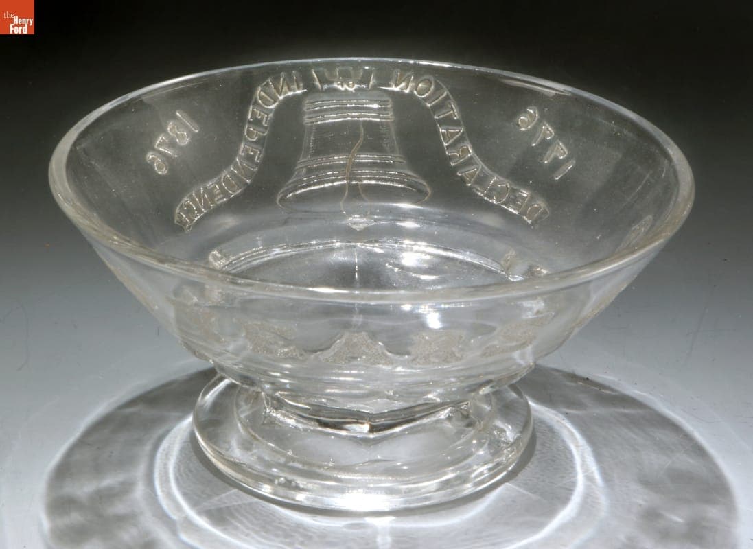 Commemorative Dish, "Declaration of Independence: 100 Years Ago," 1876