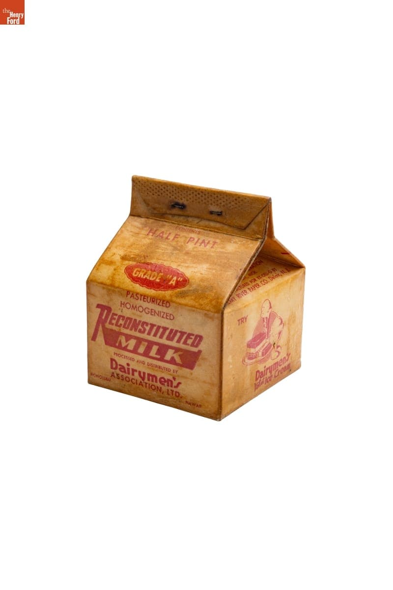 Dairymen's Reconstituted Milk Carton