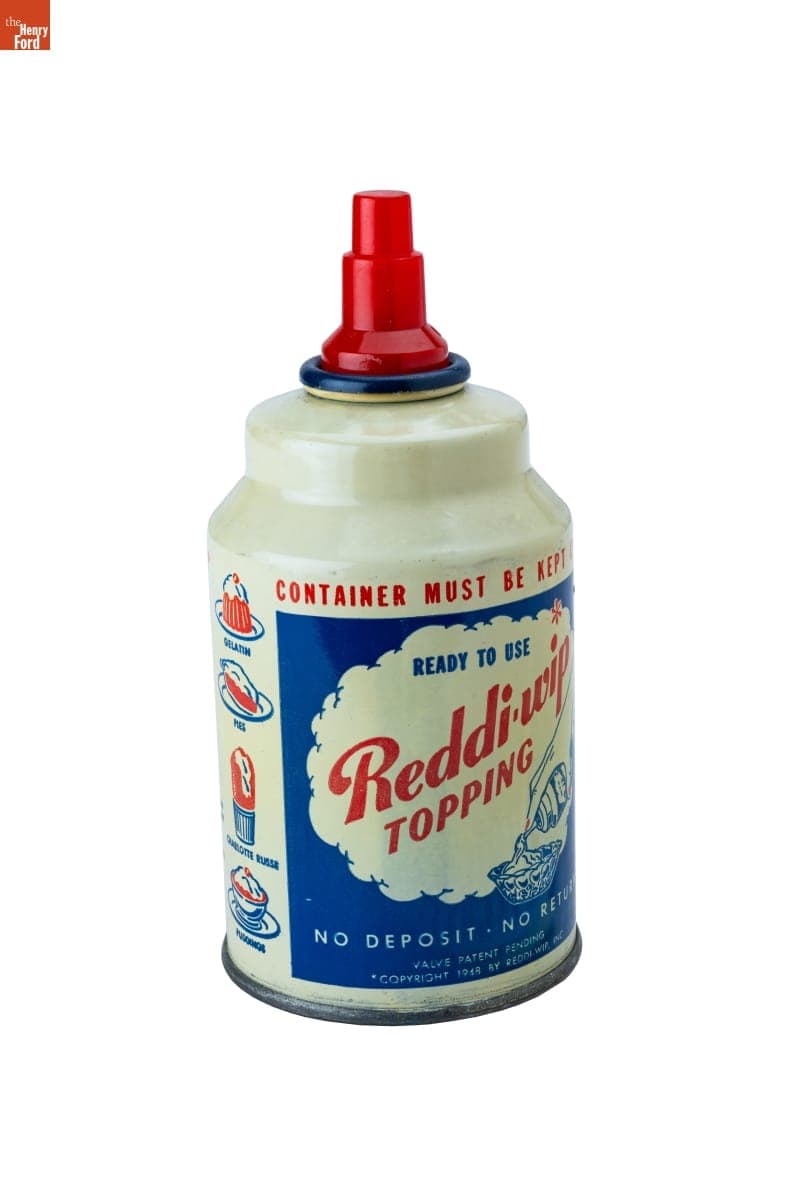 Reddi-wip Whipped Cream Can, circa 1949