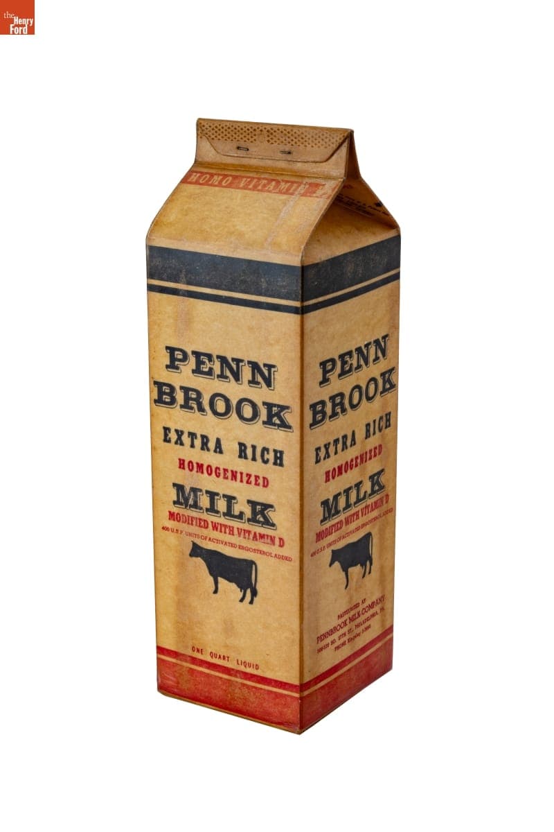 Pennbrook Milk Carton, 1948