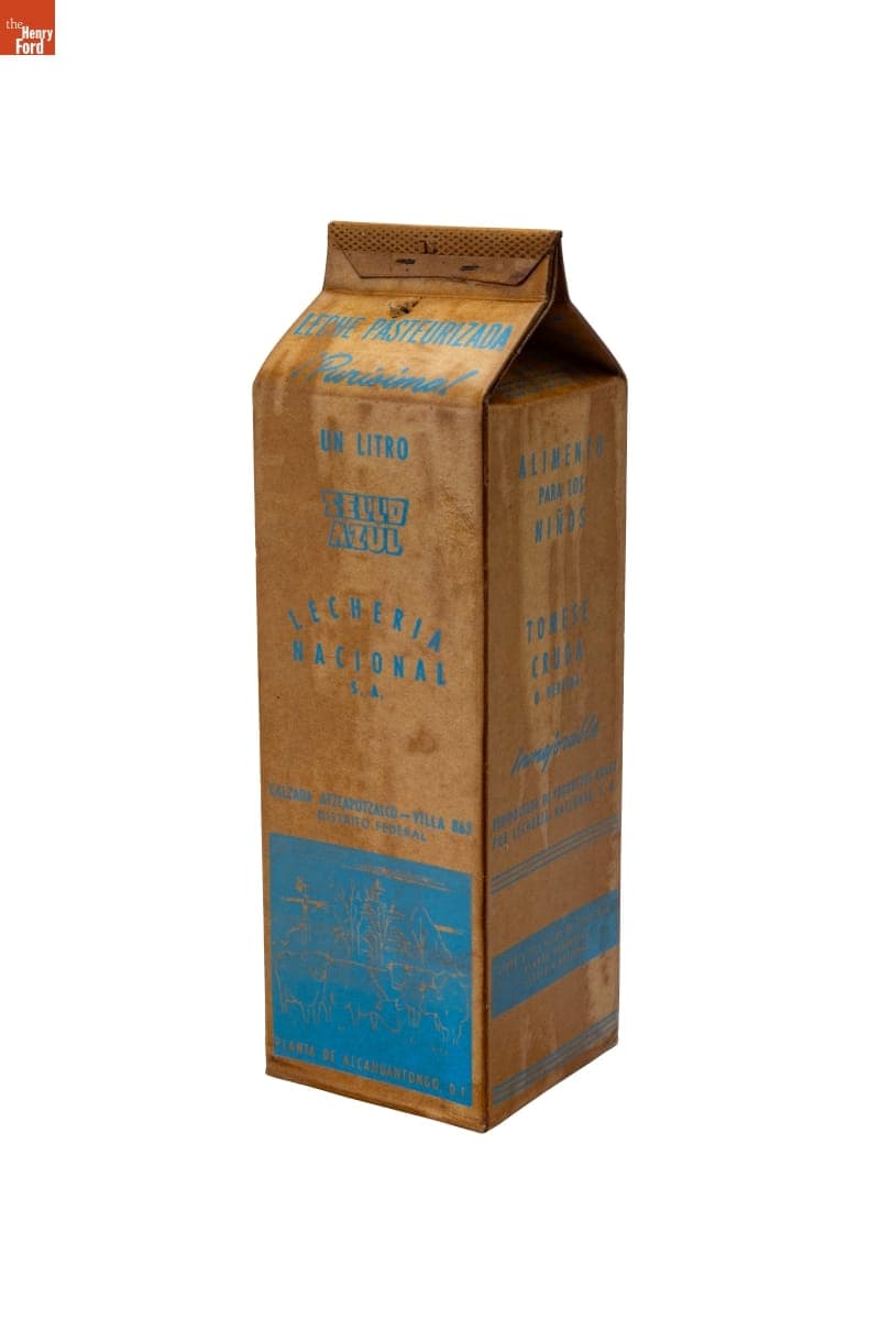 Leche Sello Azul Milk Carton