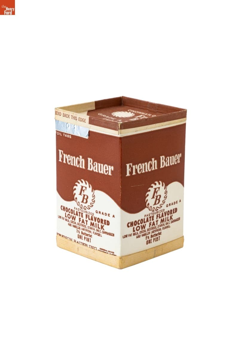 French Bauer, Inc. Chocolate Milk Carton