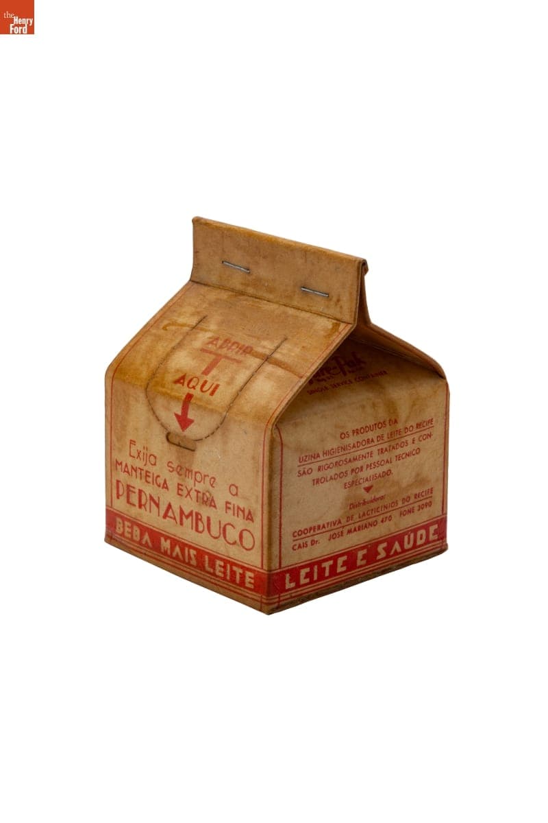 Pernambuco Milk Carton, circa 1941
