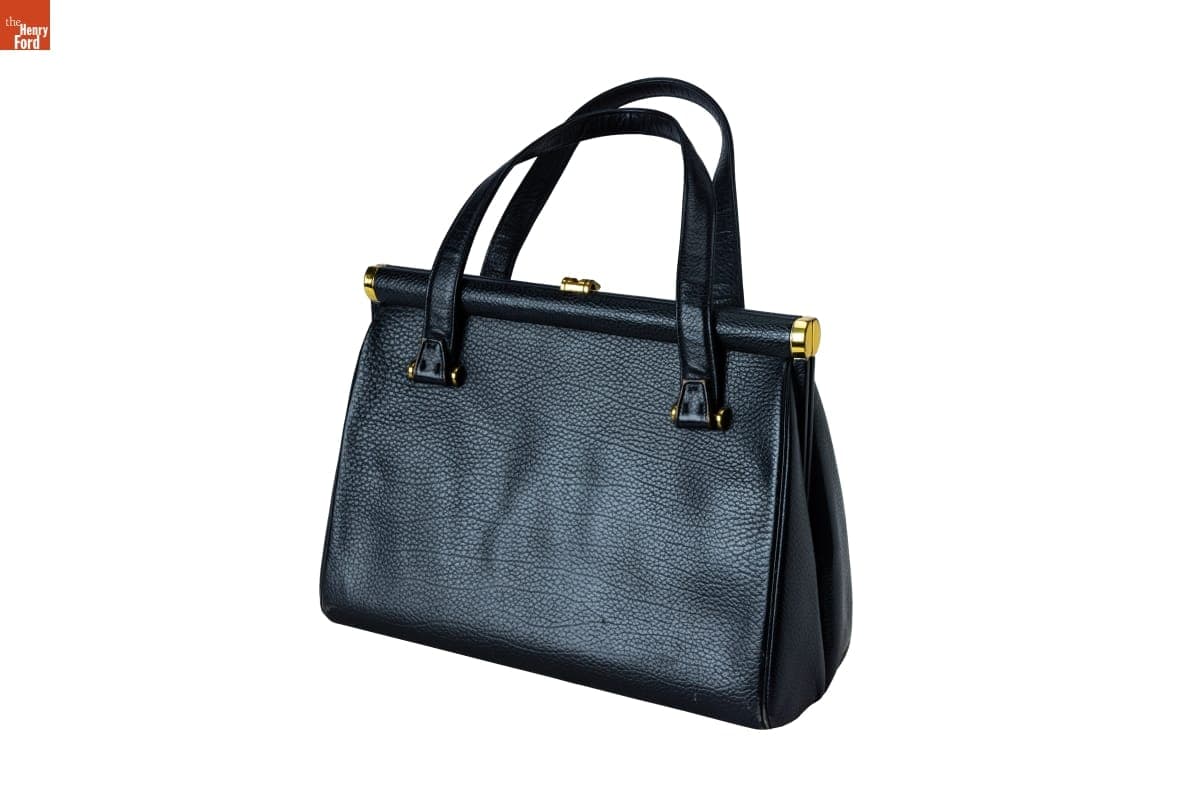 Handbag, Carried by Trans World Airlines Hostess Diane Beers Hill, 1960-1965