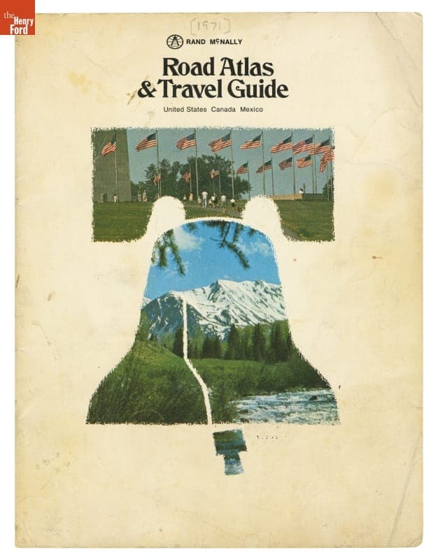 Rand McNally Road Atlas & Travel Guide for United States, Canada, and Mexico, 1971
