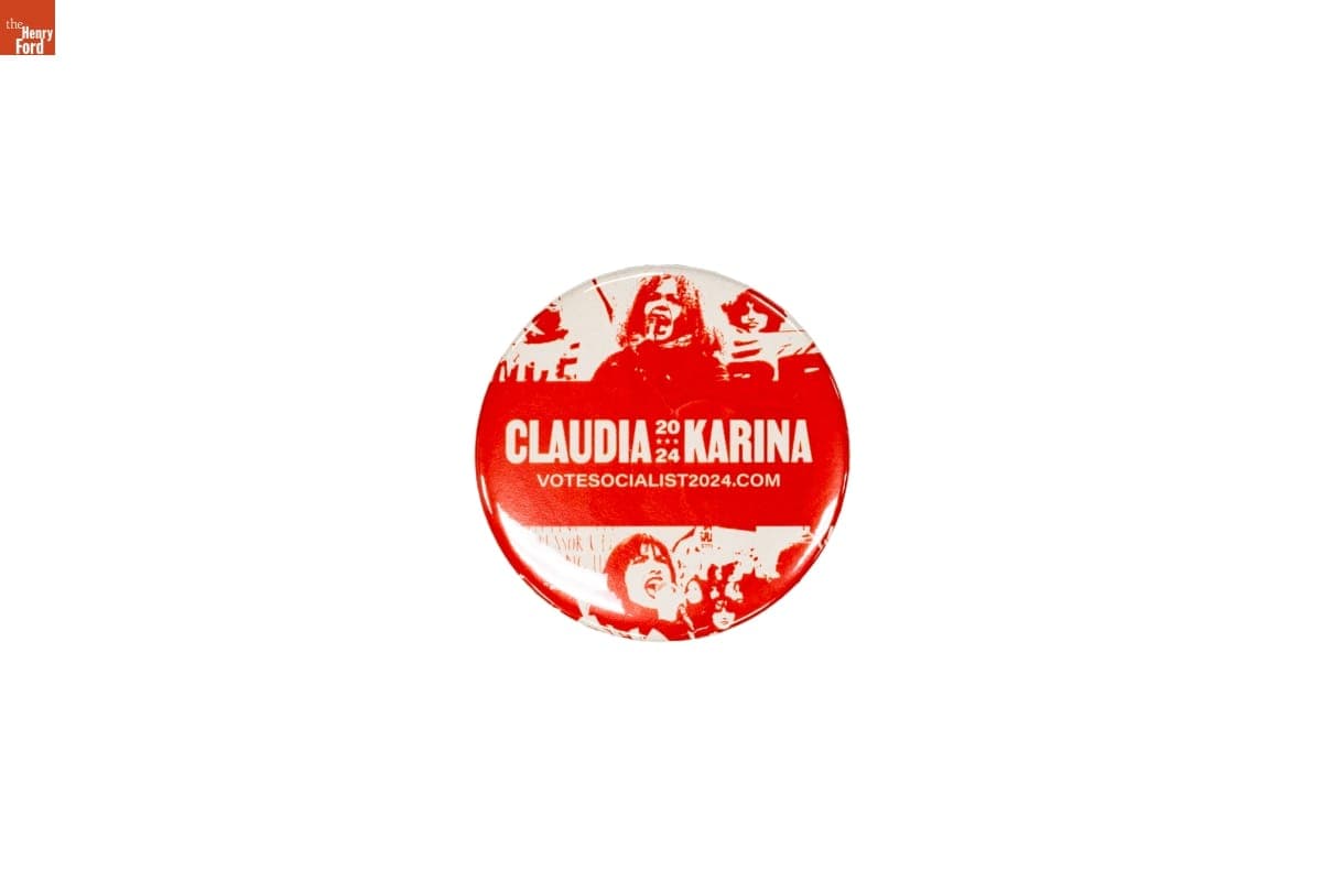 "Claudia-Karina 2024" Campaign Button, 2024
