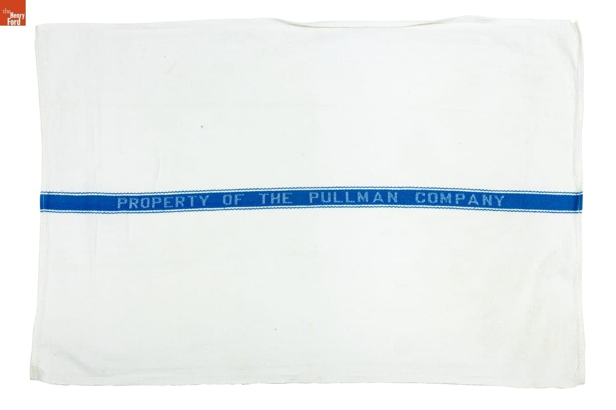 Hand Towel Used on Pullman Passenger Cars